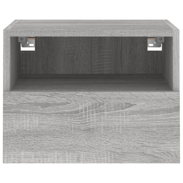 TV-Wandschränke 2er Set Grau Sonoma