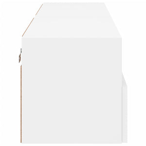 vidaXL Meubles TV muraux 2 pcs Blanc 60x30x30 cm Bois d'ingénierie