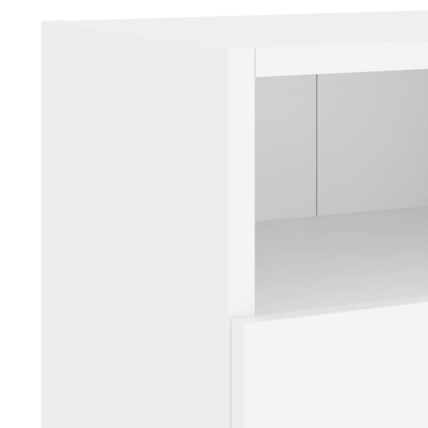 vidaXL Meubles TV muraux 2 pcs Blanc 60x30x30 cm Bois d'ingénierie