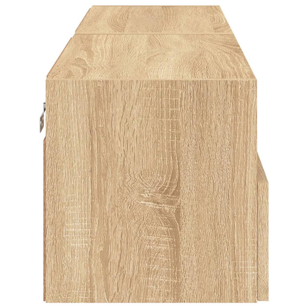 TV-Wandschränke Sonoma-Eiche 60x30x30cm, 2er Set