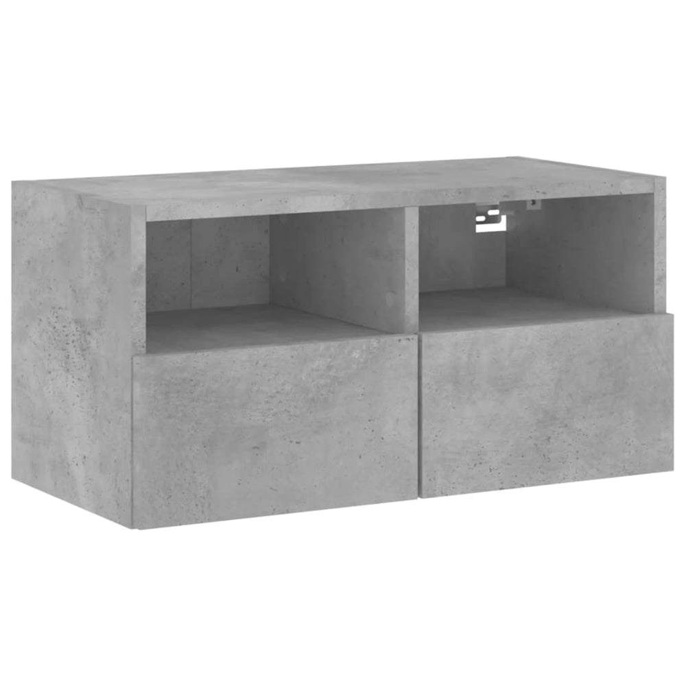 TV-Wandschrank Betongrau 60x30x30 cm