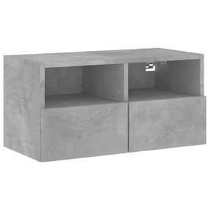 TV-Wandschrank Betongrau 60x30x30 cm