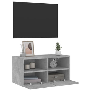 TV-Wandschrank Betongrau 60x30x30 cm