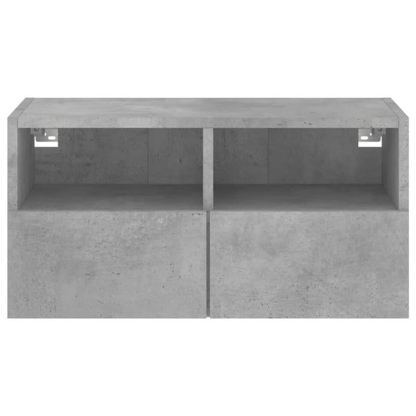 TV-Wandschrank Betongrau 60x30x30 cm