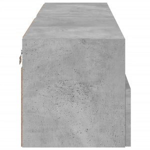 TV-Wandschränke Betongrau 60x30x30 cm, 2er-Set