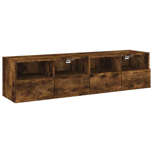 TV-Wandschränke 2er Set Räuchereiche 60 cm