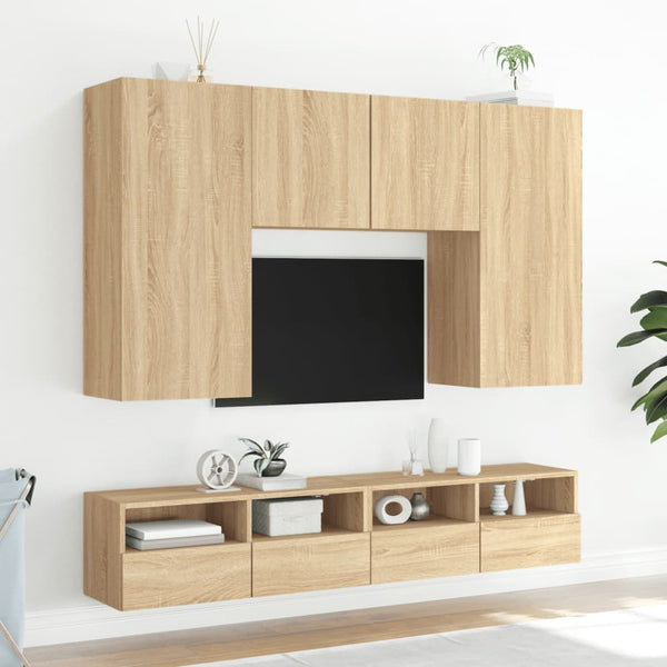 TV-Wandschrank Sonoma-Eiche 80 cm