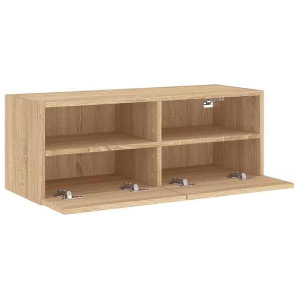 TV-Wandschrank Sonoma-Eiche 80 cm