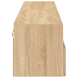 TV-Wandschränke Sonoma-Eiche 80x30x30cm, 2er-Set