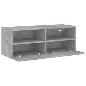 TV-Wandschrank Betongrau 80x30x30 cm