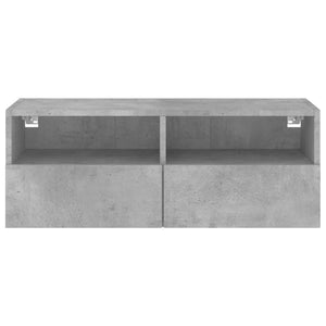 TV-Wandschrank Betongrau 80x30x30 cm