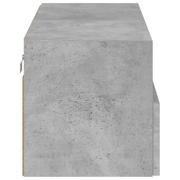 TV-Wandschrank Betongrau 80x30x30 cm