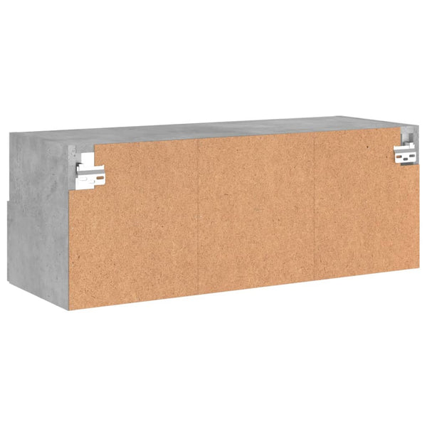 TV-Wandschrank Betongrau 80x30x30 cm