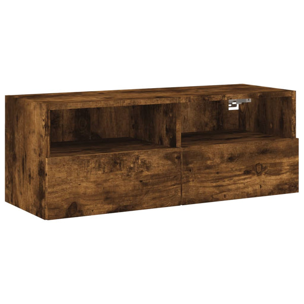 TV-Wandschrank Räuchereiche 80 cm
