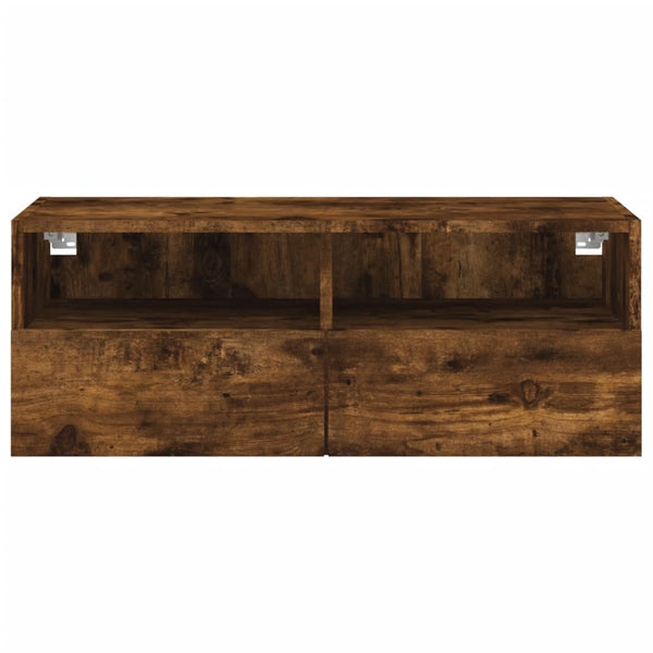 TV-Wandschrank Räuchereiche 80 cm