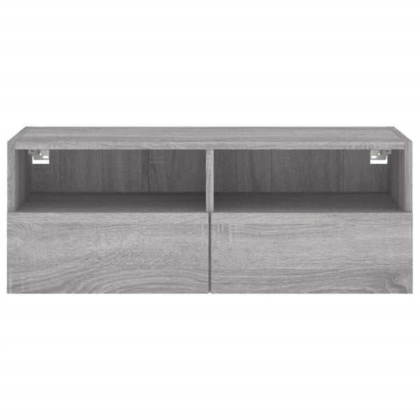 TV-Wandschrank Grau Sonoma 80x30x30 cm