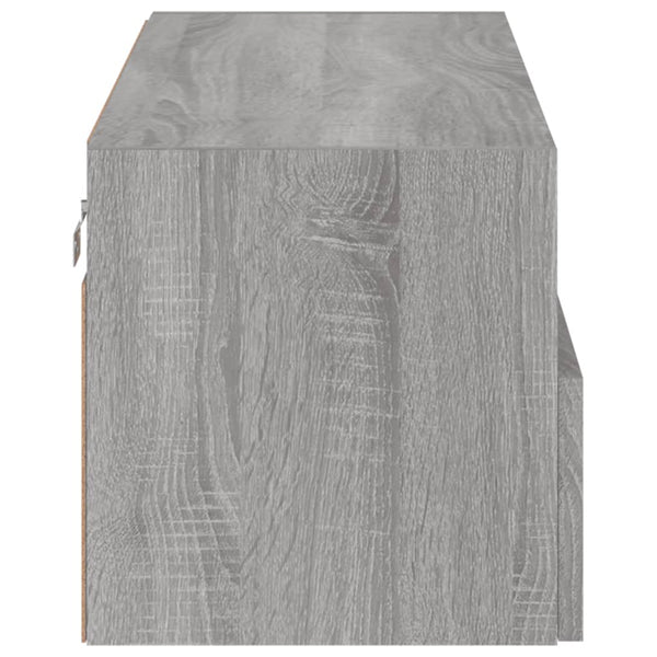 TV-Wandschrank Grau Sonoma 80x30x30 cm