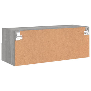 TV-Wandschrank Grau Sonoma 80x30x30 cm