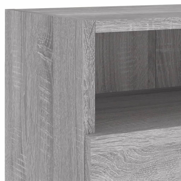 TV-Wandschrank Grau Sonoma 80x30x30 cm