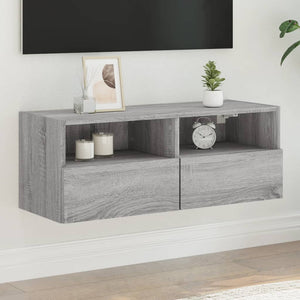 TV-Wandschrank Grau Sonoma 80x30x30 cm