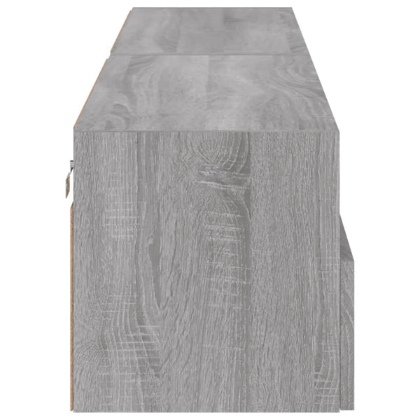 TV-Wandschränke Grau Sonoma 80x30x30cm, 2er Set