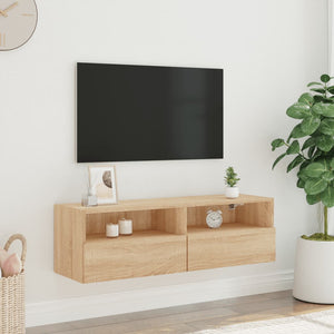 TV-Wandschrank Sonoma-Eiche 100 cm