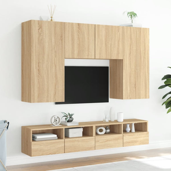 TV-Wandschrank Sonoma-Eiche 100 cm