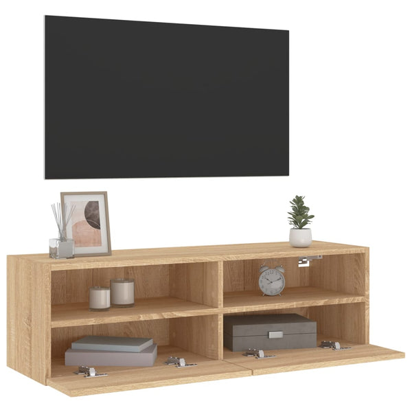 TV-Wandschrank Sonoma-Eiche 100 cm