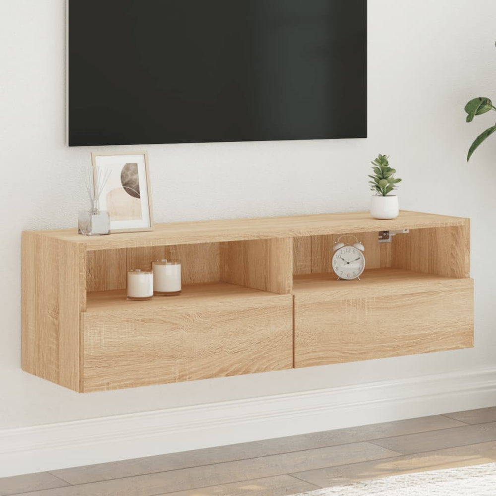 TV-Wandschrank Sonoma-Eiche 100 cm