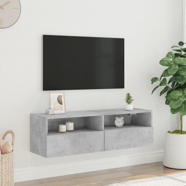 TV-Wandschrank Betongrau 100 cm