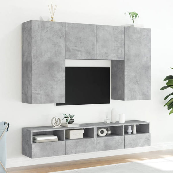 TV-Wandschrank Betongrau 100 cm