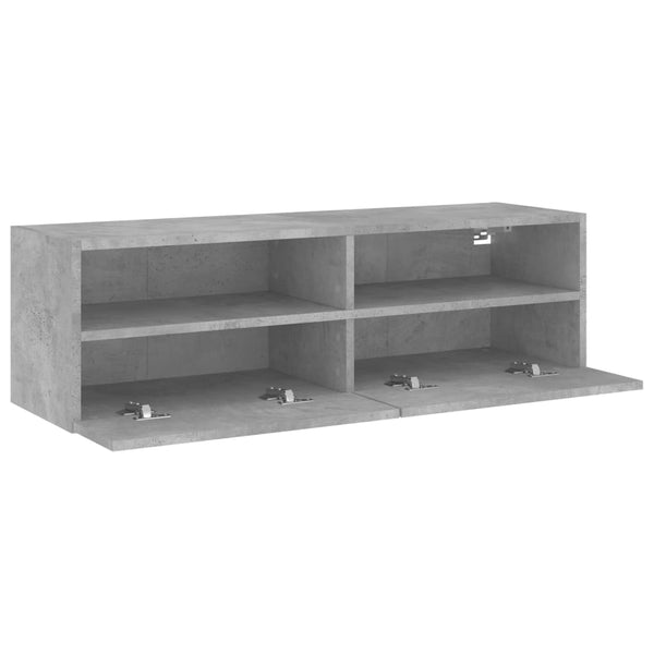 TV-Wandschrank Betongrau 100 cm