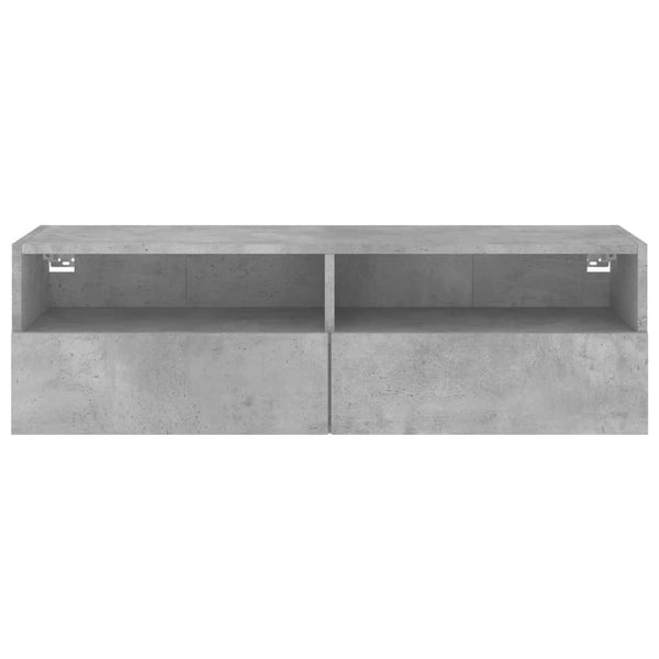TV-Wandschrank Betongrau 100 cm