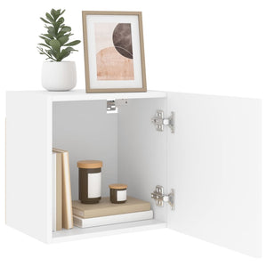vidaXL Meubles TV muraux 2 pcs Blanc 40,5x30x40 cm Aggloméré
