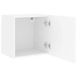 vidaXL Meubles TV muraux 2 pcs Blanc 40,5x30x40 cm Aggloméré
