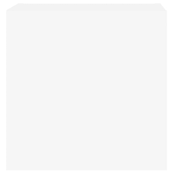 vidaXL Meubles TV muraux 2 pcs Blanc 40,5x30x40 cm Aggloméré