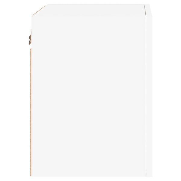 vidaXL Meubles TV muraux 2 pcs Blanc 40,5x30x40 cm Aggloméré
