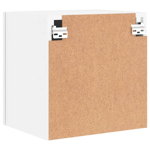 vidaXL Meubles TV muraux 2 pcs Blanc 40,5x30x40 cm Aggloméré