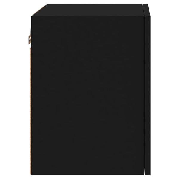 TV-Wandschränke Schwarz, 2er-Set