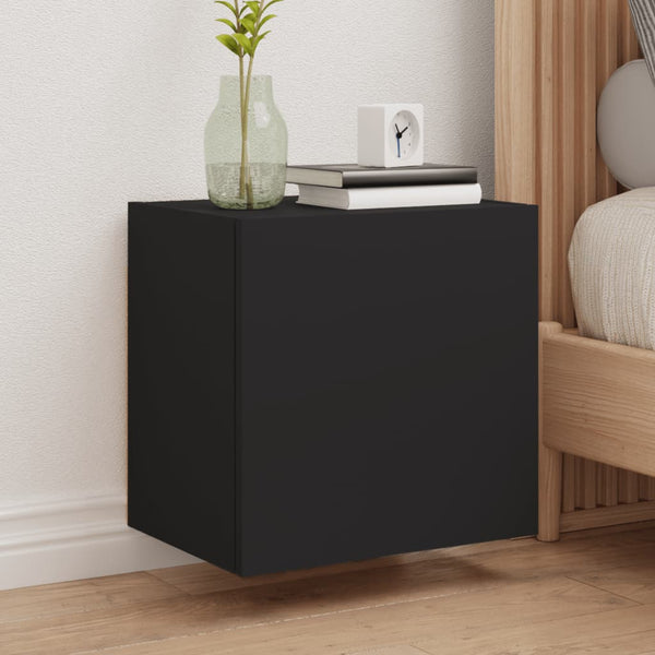 TV-Wandschränke Schwarz, 2er-Set