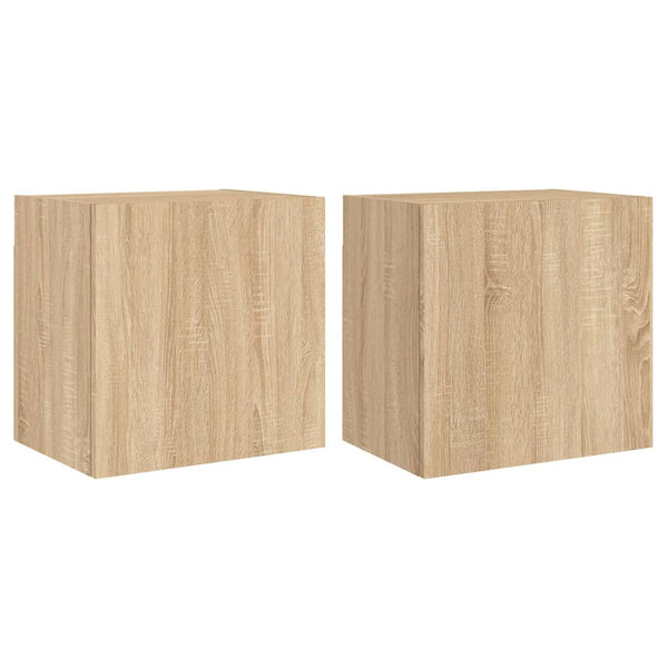 TV-Wandschränke Sonoma-Eiche, 2er-Set