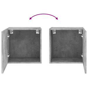 TV-Wandschrank Betongrau 40,5 cm
