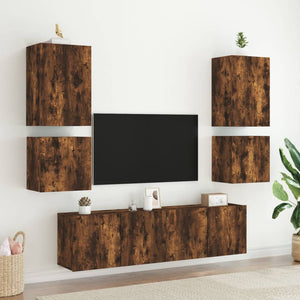 TV-Wandschrank Räuchereiche 40,5 cm