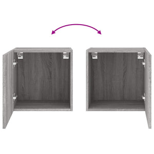 TV-Wandschrank Grau Sonoma 40,5 cm