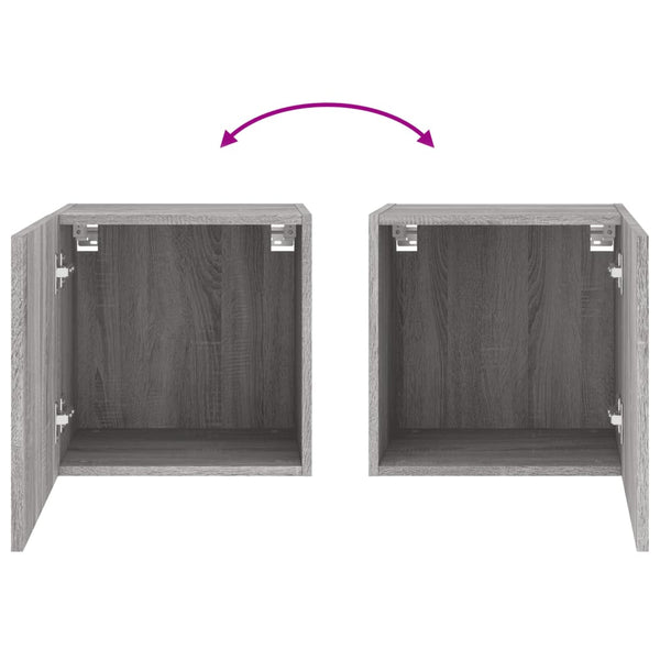 TV-Wandschrank Grau Sonoma 40,5 cm