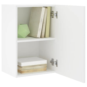 vidaXL Meubles TV muraux 2 pcs Blanc 40,5x30x60 cm Aggloméré