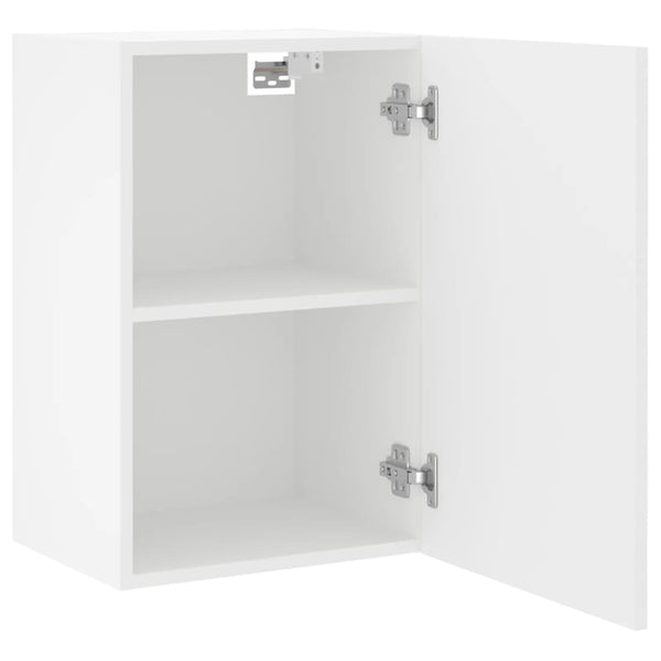 vidaXL Meubles TV muraux 2 pcs Blanc 40,5x30x60 cm Aggloméré
