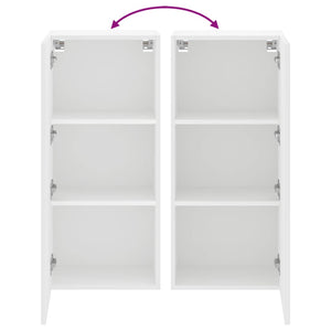 TV-Wandschrank Weiß 40,5x30x90 cm