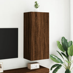 TV-Wandschrank Braun Eiche Optik 40,5x90 cm