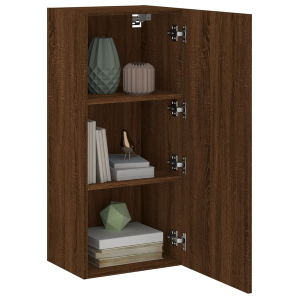 TV-Wandschrank Braun Eiche Optik 40,5x90 cm